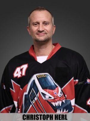 ice hockey forward portrait helmet